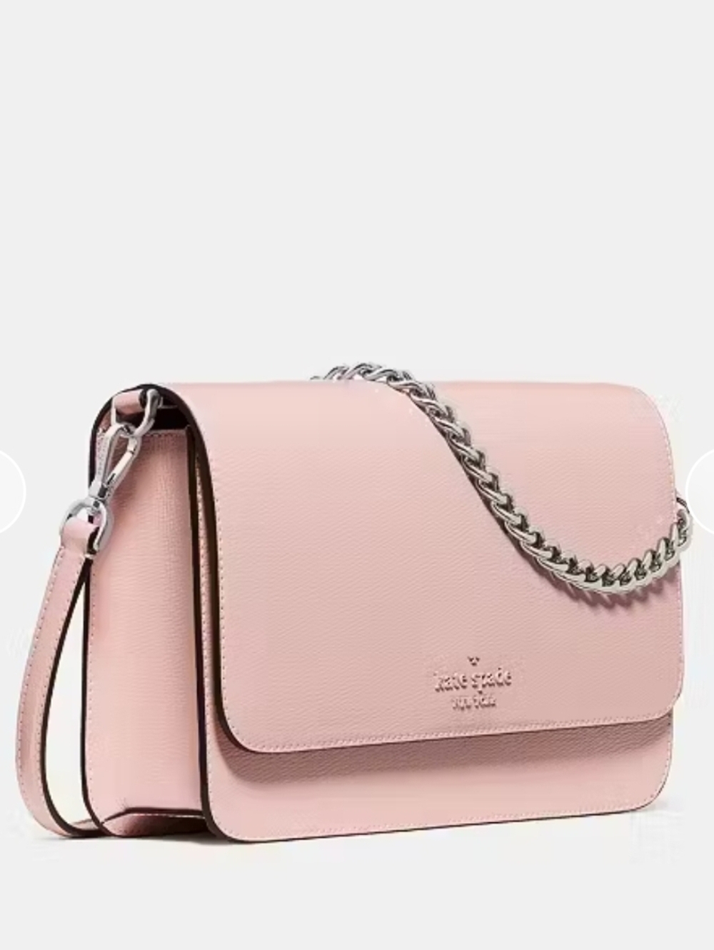 kate spade Madison Willow Medium Pink Leather Chain Shoulder/Crossbody Bag